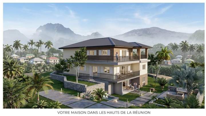 Maison moderne en 3D La Réunion