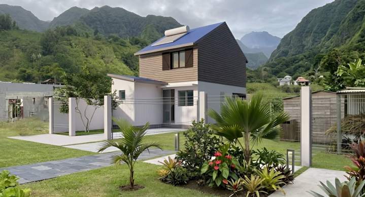 Maison en 3D La Réunion