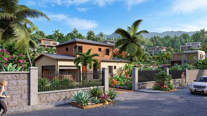 Modele maison 3D La Réunion