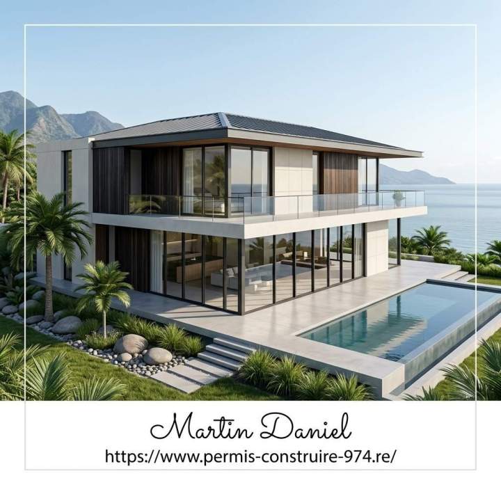 Dessin maison La Réunion