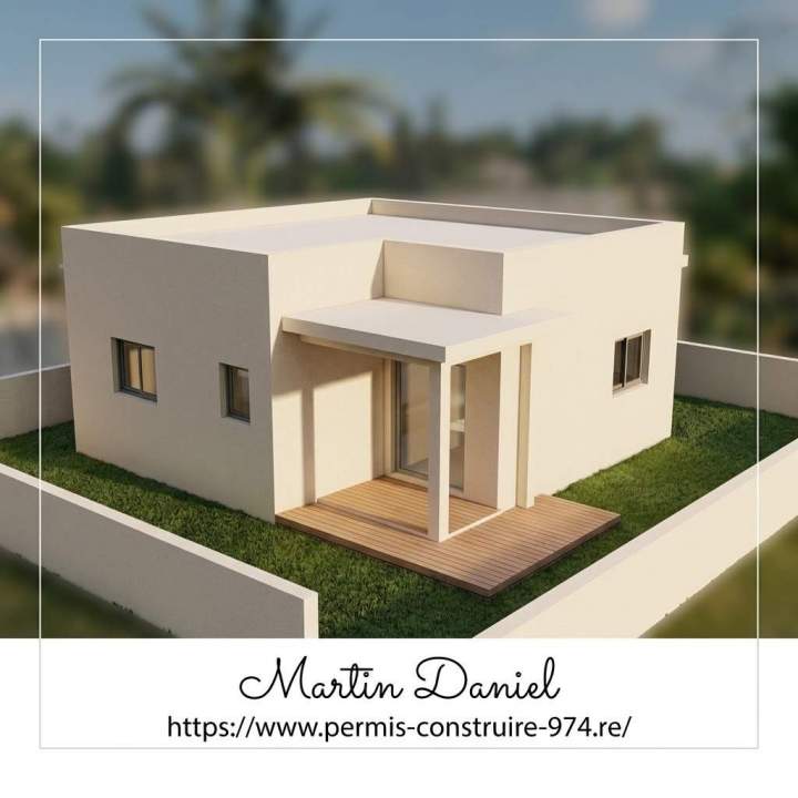 Modele maison 3D La Réunion